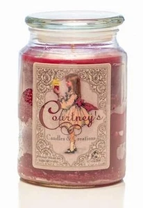 Vela tarro grande Courtney's Candles Mulberry máximo perfumada 26 oz - Imagen 1 de 1