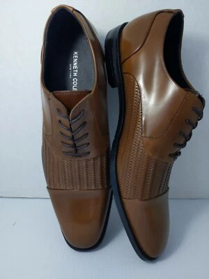 NUEVO Kenneth Cole New York Marrón Oxford Ticket Home Para hombres Talla 10 M Foto 1 de 4