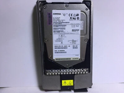 Compaq BF03664664 36.4GB 15K 80pin SCSI 3.5" 235065-002 Hard Disk Drive w/Caddy - Image 1 of 4