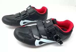 Peleton Spin Bike Size 41 Black with Red Clip Shoes Cleats Cycling - Picture 1 of 10