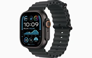Apple Watch Ultra 2 49mm Black Titanium Case with Black Ocean Band GPS + Cell - Picture 1 of 3