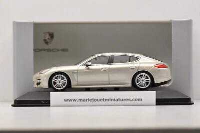 PORSCHE PANAMERA TURBO 2014 SILVER MINICHAMPS 1/43 NEUF BOITE PROMOTIONNELLE - Photo 1/4