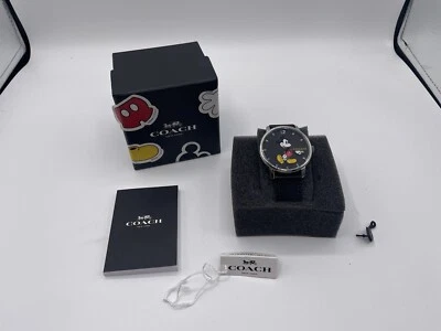 COACH Mickey w6232 watch authentic Japan Movement Disney - US Shipper READ - Image 1 of 4