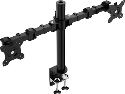 Dual Monitor Stand with Height Adjustable Arm Mount, Screen Tilt - Image 1 of 4