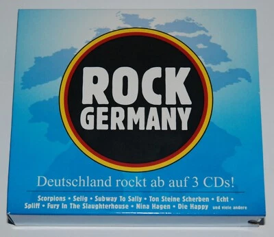 ROCK GERMANY Deutschland rockt ab 3 CDs DIVERSE Scorpions Spliff Falco Reim Echt - Bild 1 von 4
