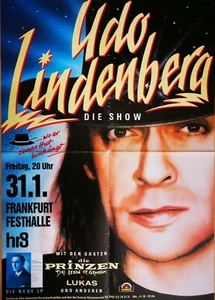 UDO LINDENBERG 1991 FRANKFURT + orig. Concert Poster - Plakat - A1 F/U  560 - Picture 1 of 1