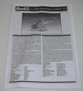 REVELL Bo 105 04906 ⭐PARTS⭐INSTRUCTION BOOKLET 1/32 - Picture 1 of 3