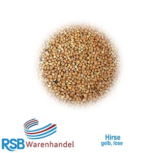 25 kg Hirse weiß gelb lose Vögel Körnerfutter Kanarien Vogelfutter Lecker.Pet®