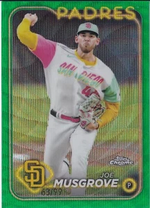 Joe Musgrove - /99 Green Wave - 2024 Topps Chrome - Picture 1 of 2