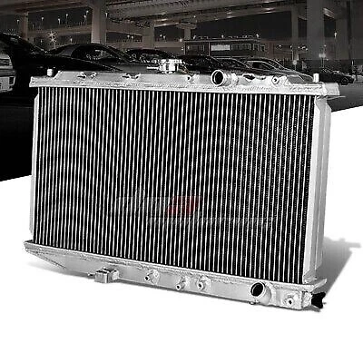 PARA 1988-1991 CIVIC/CRX 1.5 D15 EF MT 2 FILAS COMPLETO ALUMINIO RADIADOR DE CARRERAS + TAPA Foto 1 de 1