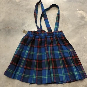 Vintage Tartan With Suspenders Kids 5 - Picture 1 of 6