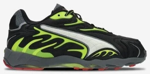 Size 9 - A$AP Rocky x Puma Inhale Black Lime Pow