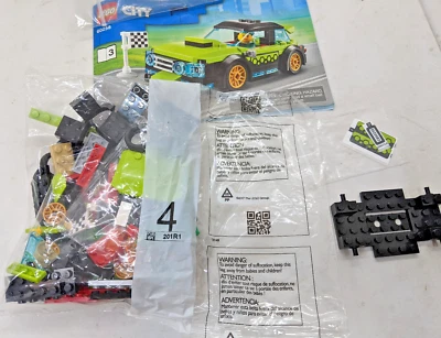 LEGO CITY: RALLY CAR (60258) #3. BAG 4 Sealed, FRAME, DECAL, INSTRUCTIONS - Image 1 of 3
