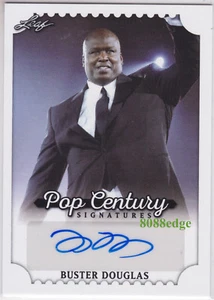 2016 POP CENTURY BASE AUTO: BUSTER DOUGLAS - AUTOGRAPH 1ST MAN TO KO MIKE TYSON - Bild 1 von 3