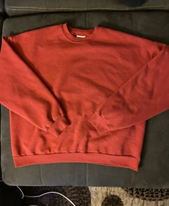 Vintage Jerzees Red Blank Sweatshirt XL - Picture 1 of 6