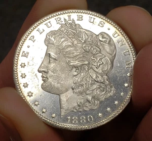 1880-CC $1 Morgan Silver Dollar - Looks DMPL - Key Date - BU - VIDEO - B4658 - Picture 1 of 17