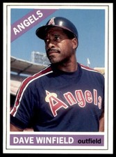 1991 BASEBALL CARDS MAGAZINE '66 TOPPS REPLICAS #49 DAVE WINFIELD CALIFORNIA