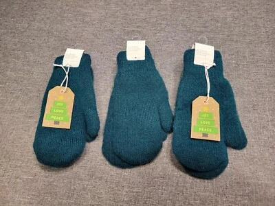 Forever 21 Lote de 3 Pares Mitones Verde Azulado Nuevos Con Etiquetas De Regalo Medias Rellenos Foto 1 de 4