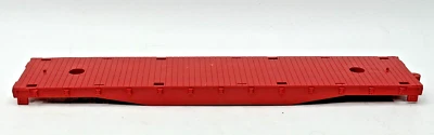 Gilbert American Flyer Unused and Unpainted Red Plastic Flat Car - NOS - Image 1 of 4