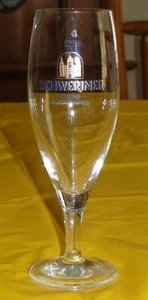 SCHWERINER BEER Footed Pilsner 12oz Glass - Picture 1 of 3