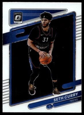 2021-22 Panini Donruss Optic Seth Curry Philadelphia 76ers #91 - Image 1 of 2