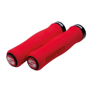 SRAM 00.7915.068.080 Ergo-Schraubgriffe, Schaumstoff, 129 mm, Single Clamp, rot/ - Bild 1 von 1