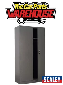 Sealey SC02 Floor Cabinet 6 Shelf plus Hanging Rail 2 Door - Picture 1 of 5
