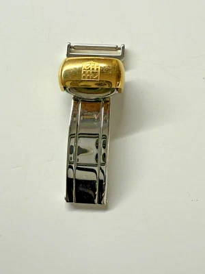 Frederique Constant Cierre Desplogante Acero 13 mm Inoxidable con detalles dorados Foto 1 de 3