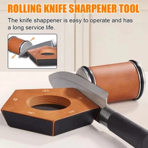 5-Angle Rolling Knife Sharpener Edge Roller Knife Sharpen Emery grinding disc AU - Picture 1 of 11