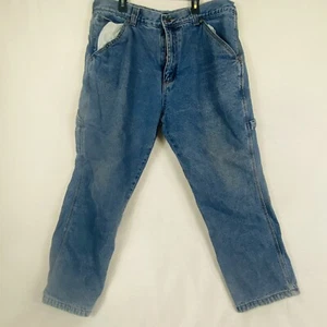 NORTH BAY CARGO SUPPLIES FLANNEL LINED CARPENTERS JEANS 36 X 30 MENS - Picture 1 of 12