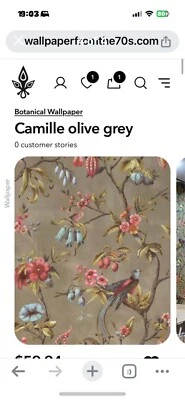 lote de rolos duplos de papel de parede - Imagem 1 de 3