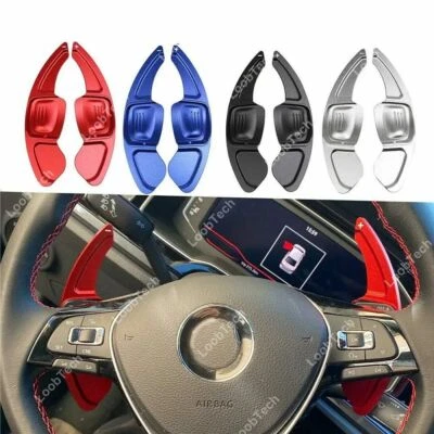 Steering Paddle Shifter Extension Interior Alloy Trim Cover Fit For VW Tiguan - Image 1 of 4