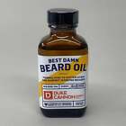 DUKE CANNON Best Damn Beard Oil Natural Ingredients Redwood Scent 3oz