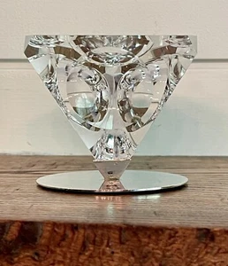 STEUBEN-Clain Johnson & Peter Yenawine #8428 'Quiddity' Crystal Ornament-C. 1973 - Picture 1 of 12