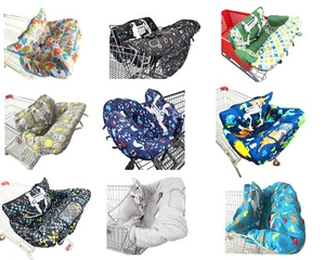 Cubierta gruesa para carrito de compras 2 en 1 bebé cubierta para silla alta supermercado portátil lavable - Imagen 1 de 66