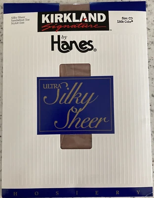 Pantimedias de colección Kirkland Signature de Hanes sedosas transparentes talla CD poco color nuevas con etiquetas Foto 1 de 4