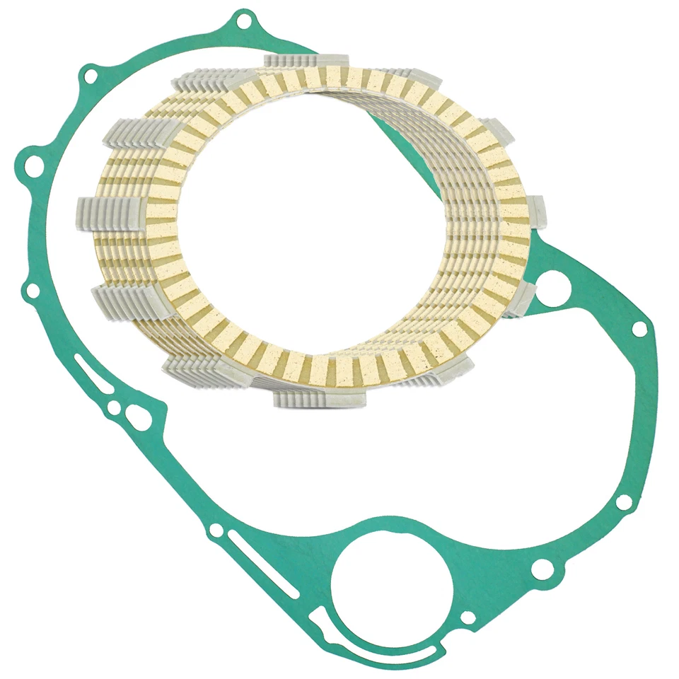 Clutch Friction Plates W/Gasket for Yamaha XVS1100 V-Star 1100 Custom 1999-2009 - Image 1 of 1