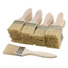Paint Chip Brushes with Natural Thin Wood Handle Wooden Color Pack of 20