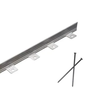 ProFlex Landscape Edging 480"x1.24"x1.74" Aluminum Mill No-Dig Flexible Durable - Picture 1 of 7