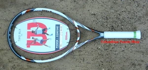 Nueva raqueta de tenis Wilson BLX Two 110 Basalt OS blanca/carbón/cobre $229 - Imagen 1 de 1
