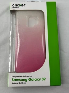 Cricket Wireless Phone Case Designed For Samsung Galaxy S9 - Pink Glitter - Picture 1 of 2