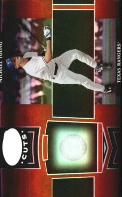 2004 Leaf Certified Cuts Marble Red #189 Michael Young /100 - NM-MT - Image 1 of 2