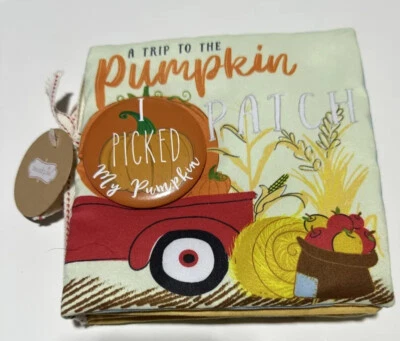 Libro de parches Mud Pie Un viaje a la calabaza con tela de alfiler otoño Halloween nuevo con etiquetas Foto 1 de 4