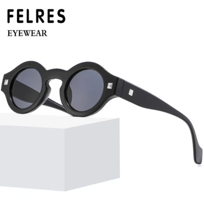 Gafas de sol retro redondas con montura pequeña para hombres mujeres al aire libre sombra fiesta nuevas Foto 1 de 4