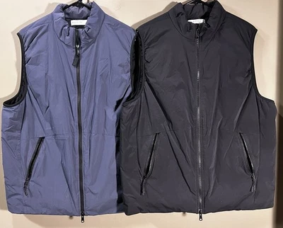 Hill City Thermal Light Mens Full Zip Vest (2) Blue Black Insulated Stretch Sz L - Image 1 of 4