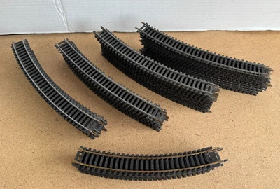 Huge Lot of 55 Curved Train Track Pieces HO Scale - Image 1 of 4