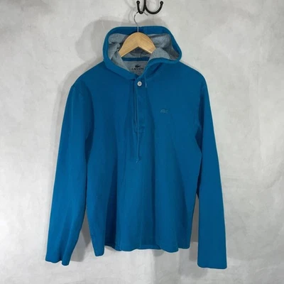 Sudadera con Capucha Lacoste Talla 6 Turquesa Foto 1 de 4