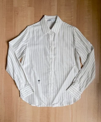 Christian Dior Silk Long Sleeve Shirt (Ivory) - Image 1 of 4