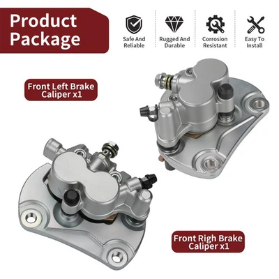 Pinzas de freno delanteras derecha izquierda 2013-2018 para Can Am Maverick 1000 1000R con pastillas Foto 1 de 4