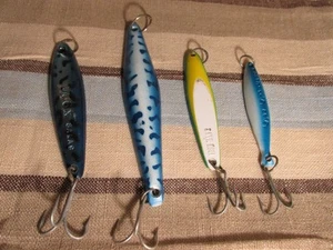 Qty 4/Jr 6x Salas /Iron Man SS Lightweight/Sea Strike Salt Water Fishing Lures - Picture 1 of 4